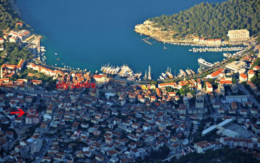 Apartment For 6 In Makarska Centar 외부 사진
